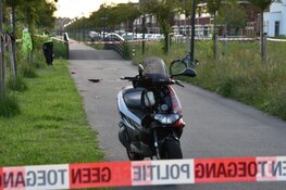 Ongeval met scooter en fietser, scooterrijder aangehouden