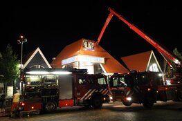 Brand bij winkelcentrum Havenhof, vermoedelijk door vuurwerk