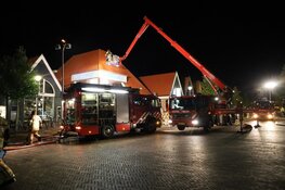 Brand bij winkelcentrum Havenhof, vermoedelijk door vuurwerk