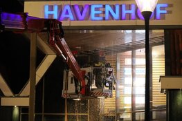 Brand bij winkelcentrum Havenhof, vermoedelijk door vuurwerk