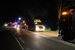 Auto te water bij ongeval Middelie