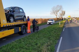 2 auto&#39;s total loss na ongeval op de N247 bij Katwoude