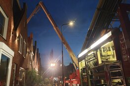 Brand aan de Meerstraat in Volendam