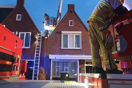 Brand aan de Meerstraat in Volendam