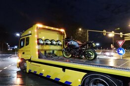 Motorrijder gewond na botsing met brommobiel