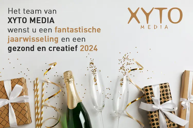 XYTO Media wenst u een geweldige jaarwisseling en een gezond en creatief 2024