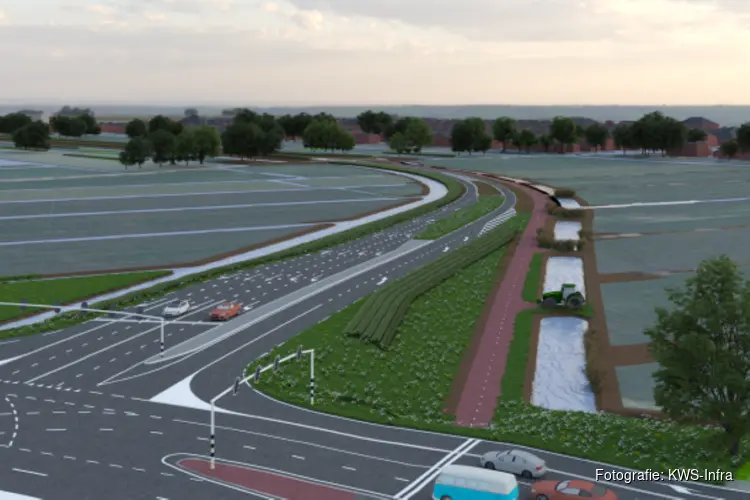 Realiseren van twee rotondes op de Dijkgraaf Poschlaan