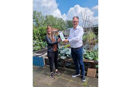 Veilig de zon in bij tuindersvereniging Tuinvreugde