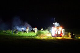 Auto volledig uitgebrand in Schardam