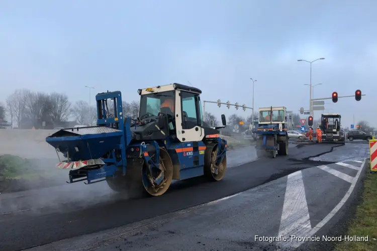 Nachtelijke werkzaamheden aan N247 tussen Edam en Oosthuizen van 6 tot en met 13 april