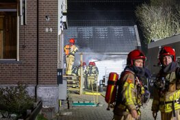 Flinke brand in schuur in Warder