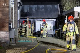 Flinke brand in schuur in Warder