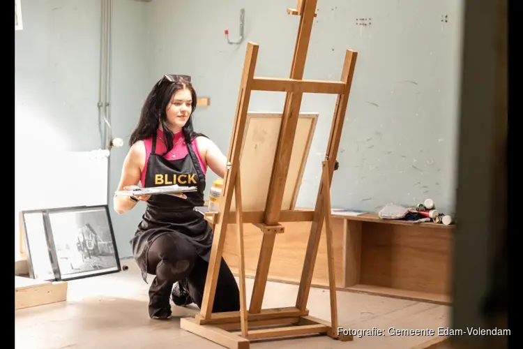 Artist in Residence: Kunstenaars schilderen en plein air in Edam, Volendam en Zeevang