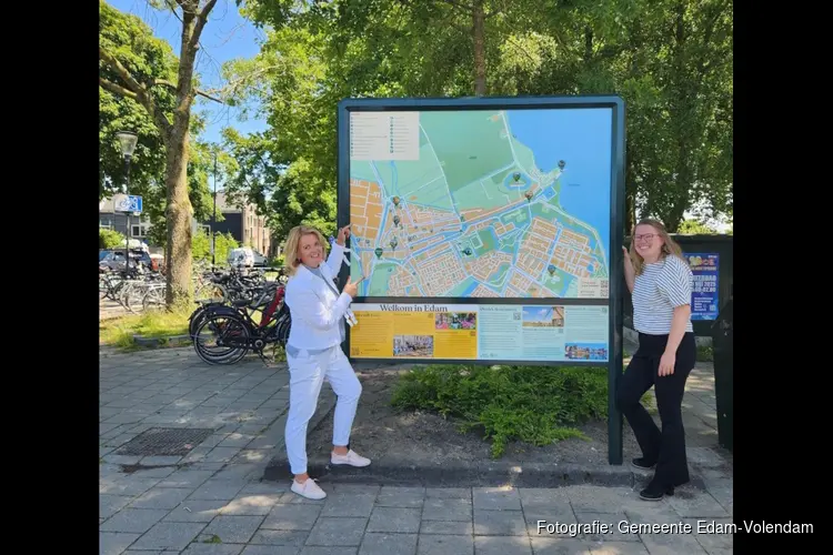 Nieuwe toeristische borden in Edam-Volendam!