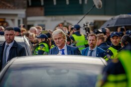 Geert Wilders op bezoek in Volendam