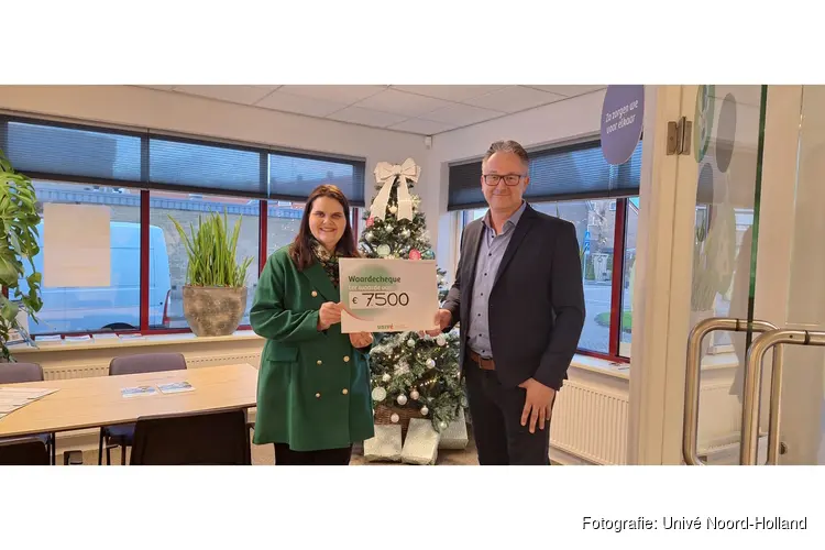 Univé Volendam geeft lokale goede doelen een flinke boost met een donatie