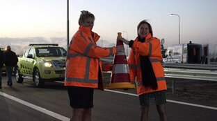 Westfrisiaweg open: "Nu de dijk Enkhuizen-Lelystad aanpakken"