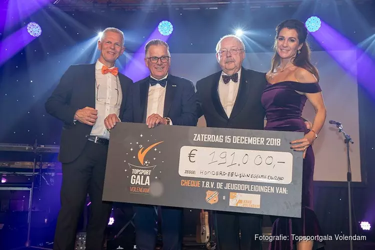 Topsportgala Volendam 2018 brengt recordopbrengst op