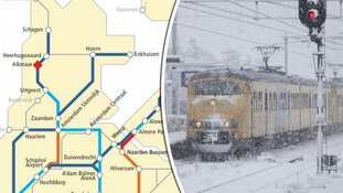 NS schrapt flink deel van dienstregeling om verwachte sneeuw