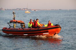 Brand op boot aan Zuideinde
