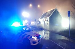Brand in openbaar toiletgebouw Marken