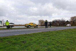 Automobilist gewond op N247
